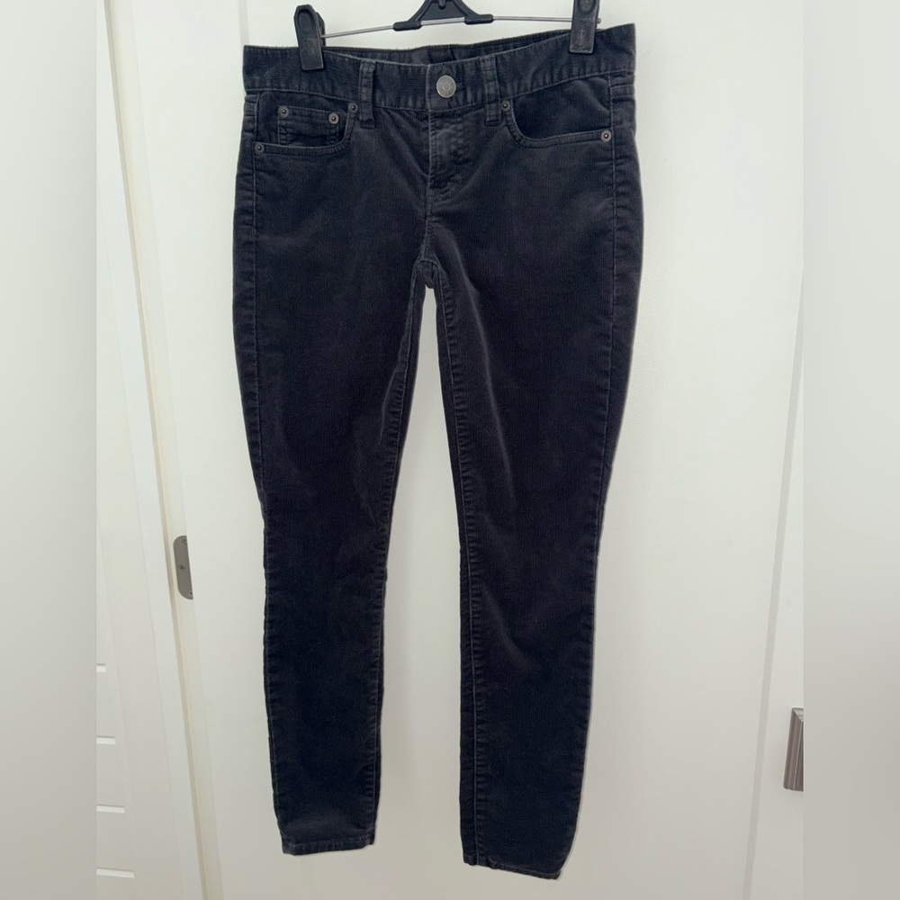 NWOT J. Crew stretch corduroy low rise skinny jeans sz 24